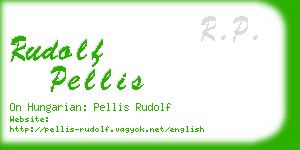 rudolf pellis business card